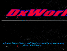 Tablet Screenshot of dxworld.com